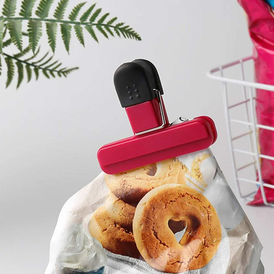 12pcs Plastic Bag Clips Food Storage Sealing Clips Snack Sealer Multi Purpose