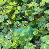Aquarium Frog Ornament Cute Frog Decor for Fish Tank with Air Bubble Feature - 45-Degree Angle