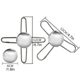 3/4 Forks Stainless Steel Ice Balls Reusable Spherical Whisky Chilling Stones - 3 Forks
