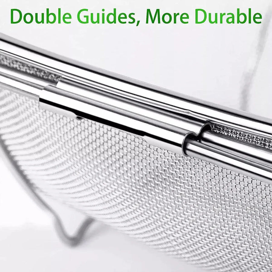 Stainless Steel Telescopic Sink Basket Multi Purpose Fruit Vegetable Strainer
