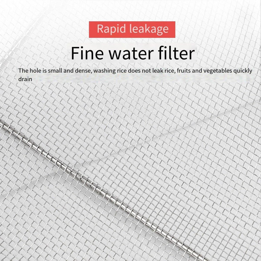 Stainless Steel Telescopic Sink Basket Multi Purpose Fruit Vegetable Strainer