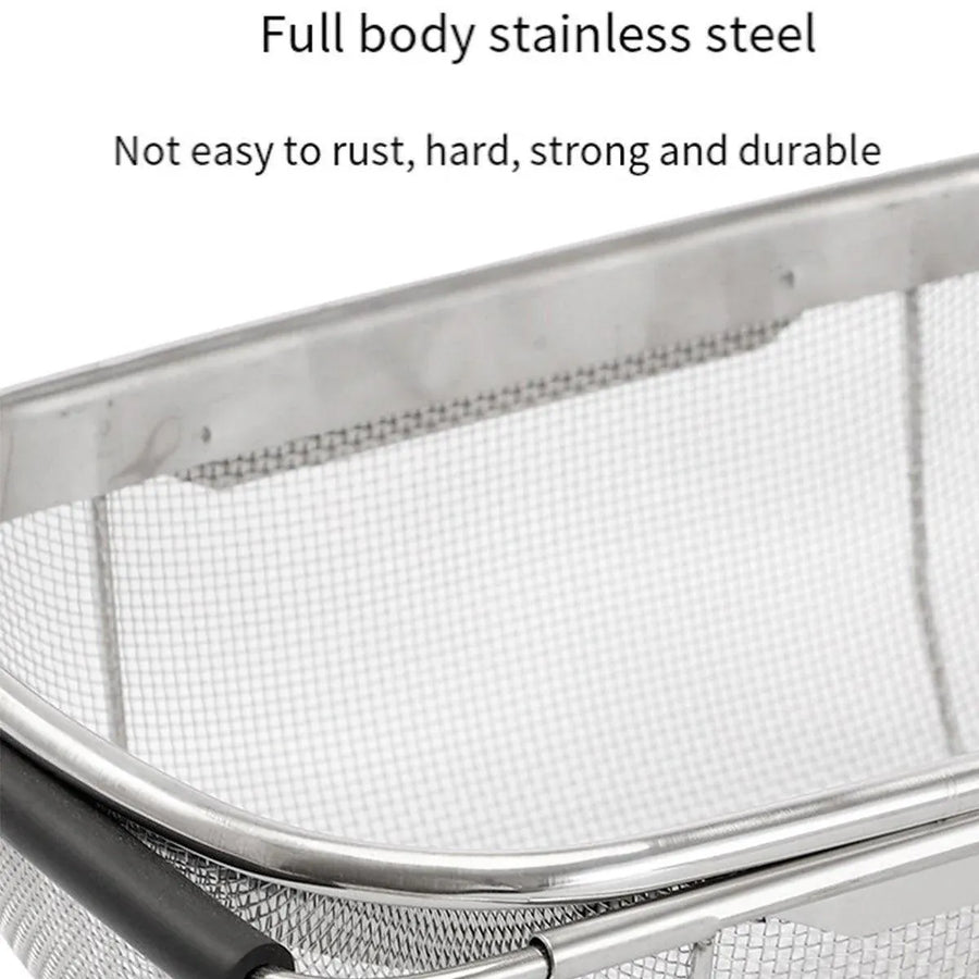 Stainless Steel Telescopic Sink Basket Multi Purpose Fruit Vegetable Strainer