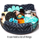 Multi Functional Wire Storage Basket Fruit Vegetable Holder for Kitchen Counter - Close-Up Angle