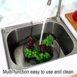 Multi Functional Wire Storage Basket Fruit Vegetable Holder for Kitchen Counter - Low Angle