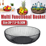 Multi Functional Wire Storage Basket Fruit Vegetable Holder for Kitchen Counter - Extra Image