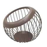 Creative Iron Melon Fruit Basket Capsule Holder Coffee Rack Dried Fruit Storage - Front View