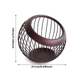 Creative Iron Melon Fruit Basket Capsule Holder Coffee Rack Dried Fruit Storage