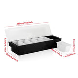 Multi Compartment Fruit Box Food Storage Container for Fresh Fruit Preservation - Side View