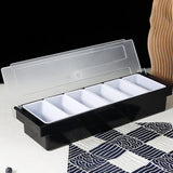 Multi Compartment Fruit Box Food Storage Container for Fresh Fruit Preservation - 45-Degree Angle