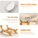 Modern Multi-layer Bamboo Fruit Snack Plate Rack Creative Living Room Plate Rack - Beige
