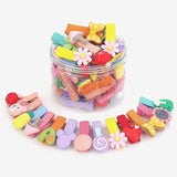 26Pcs Hair Clips Set Snap Bows and Hairpins for Styling and Everyday Use - Fruit and Vegetable ( Without Bottle)