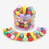 26Pcs Hair Clips Set Snap Bows and Hairpins for Styling and Everyday Use - Fruit and Vegetable ( Without Bottle)