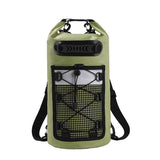 Outdoor Waterproof Dry Bag Roll Top Sack Rafting Swimming Hiking Travel Gear - Green - 30L