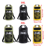 Outdoor Waterproof Dry Bag Roll Top Sack Rafting Swimming Hiking Travel Gear - Yellow - 30L