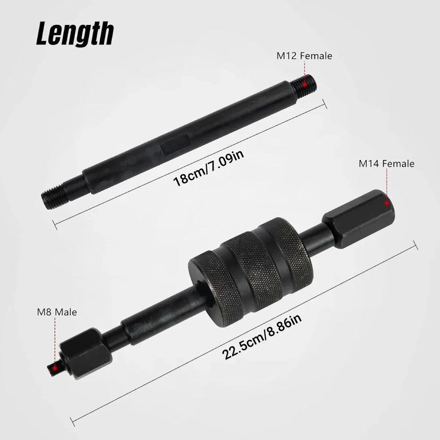 Diesel Engine Fuel Injector Removal Tool Set for Car Truck Repair