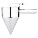 Stainless Steel Funnel Small Octopus Balls Tools With Rack Cupcakes Baking Dispe - Front View