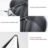 Stainless Steel Funnel Small Octopus Balls Tools With Rack Cupcakes Baking Dispe - Rear View
