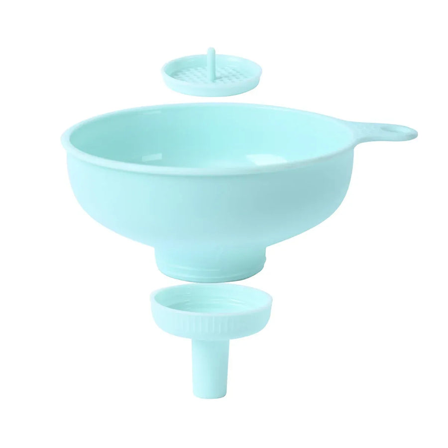 3 in 1 Multi Function Plastic Funnel Set Food Grade for Cooking Baking Liquid