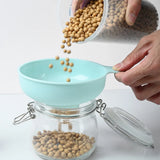 3 in 1 Multi Function Plastic Funnel Set Food Grade for Cooking Baking Liquid - Low Angle