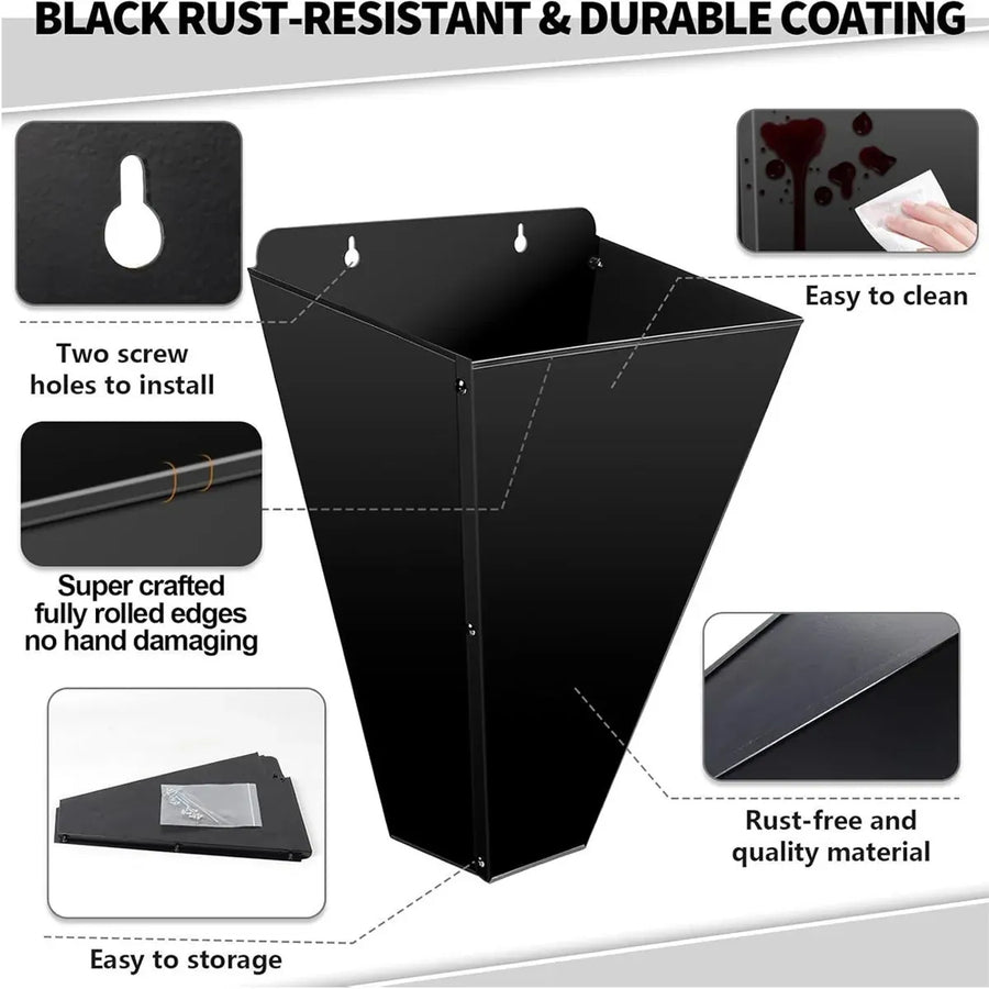 Metal Poultry Restraint Cone Flat Back Funnel Cone for Chicken Duck Goose
