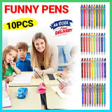 Funny Pens Swear Word Pen Set Black Ink Writing Pen Funny Office Diary Gift - Set A