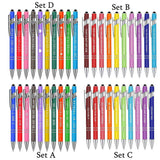 Funny Pens Swear Word Pen Set Black Ink Writing Pen Funny Office Diary Gift - Set A - Side View