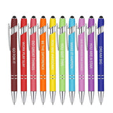 Funny Pens Swear Word Pen Set Black Ink Writing Pen Funny Office Diary Gift - Set A - Low Angle