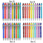 Funny Pens Swear Word Pen Set Black Ink Writing Pen Funny Office Diary Gift - Set C