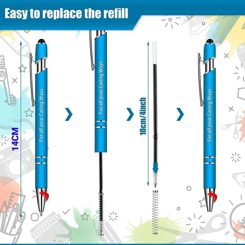 Funny Pens Swear Word Pen Set Black Ink Writing Pen Funny Office Diary Gift - Set C