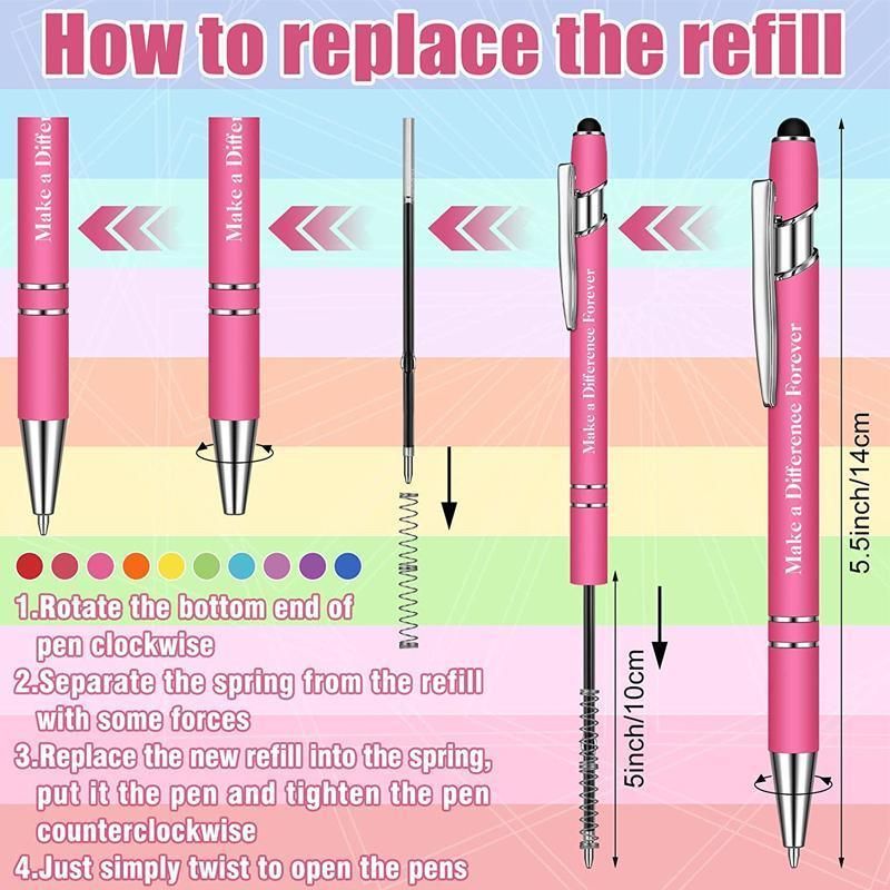 Funny Pens Swear Word Pen Set Black Ink Writing Pen Funny Office Diary Gift - Set C