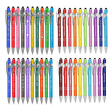 Funny Pens Swear Word Pen Set Black Ink Writing Pen Funny Office Diary Gift - Set D - Front View