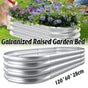 Galvanized Raised Garden Bed Metal Planter Box for Vegetables Flowers Herbs