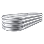 Galvanized Raised Garden Bed Metal Planter Box for Vegetables Flowers Herbs