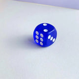 12-48PCS 6 Sided Games Dice Transparent Coloured Game Play Toy Bulk Board Game - 12PCS - Close-Up Angle