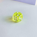 12-48PCS 6 Sided Games Dice Transparent Coloured Game Play Toy Bulk Board Game - 12PCS - Extra Image
