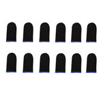 12Pcs Gaming Finger Sleeve Mobile Screen Game Controller Sweatproof Gloves Au