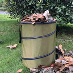 Collapsible Leaf Bin Outdoor Waste Bin for Garden Yard Cleanup and Storage - S
