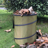 Collapsible Leaf Bin Outdoor Waste Bin for Garden Yard Cleanup and Storage - S - Top-Down View