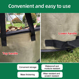 Collapsible Leaf Bin Outdoor Waste Bin for Garden Yard Cleanup and Storage - S
