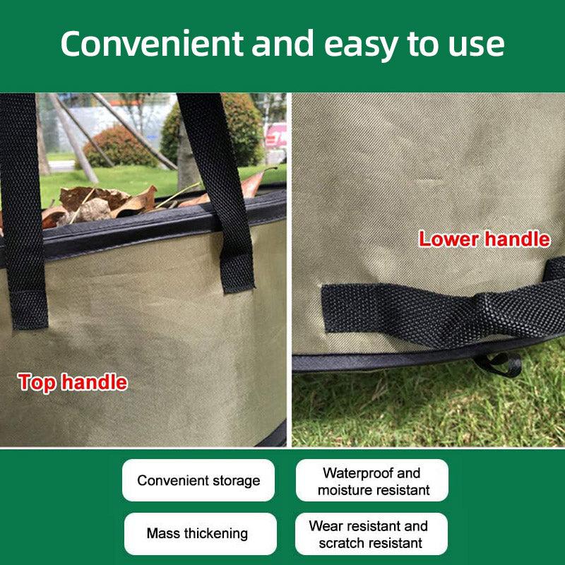 Collapsible Leaf Bin Outdoor Waste Bin for Garden Yard Cleanup and Storage - S