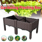 Garden Vegetable Planting Box Durable Sturdy for Patio Balcony Outdoor Growing