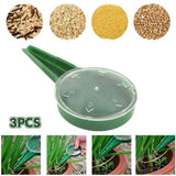 Au 3Pcs Seed Dispenser Garden Plant Spreaders Plastic Seeder Sower Planter Tool