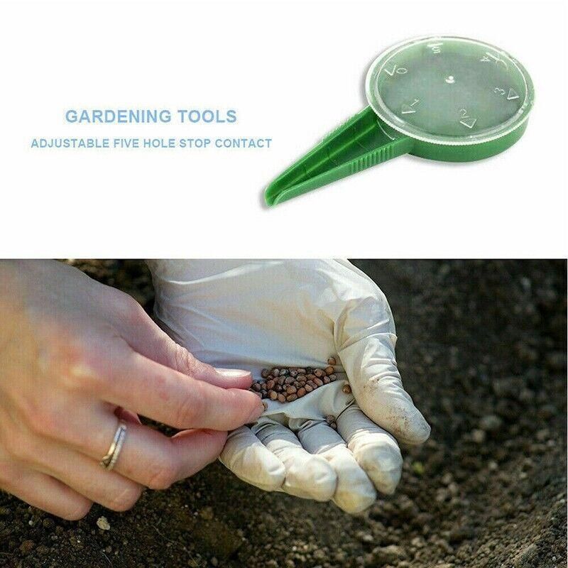 Au 3Pcs Seed Dispenser Garden Plant Spreaders Plastic Seeder Sower Planter Tool
