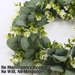 Spring Wreath Door Decoration Hanging Ornament Home Decor for Room Front Door