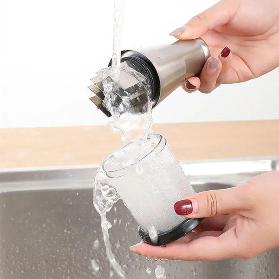 304 Stainless Steel Garlic Press Crusher Manual Garlic Mincer Kitchen Tool