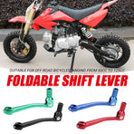 Foldable Gear Shift Lever Replacement for 50-250cc Pit Dirt Bike Off Road Motorcycle - Black