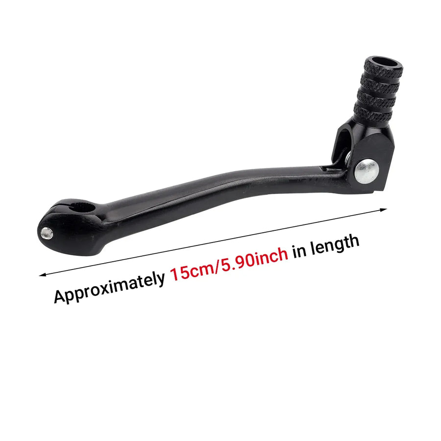 Foldable Gear Shift Lever Replacement for 50-250cc Pit Dirt Bike Off Road Motorcycle - Black