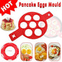 Silicone Non Stick Flipper Pancake Pan Perfect Breakfast Maker Egg Omelette Tool