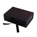 Elegant Ribbon Flip Folding Gift Boxes Multiple Colors High-Quality Cardboard - Orange - Extra Image
