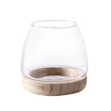 Japanese Style Small Glass Vases Fish Tank for Elegant Home Decor - L